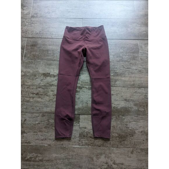 OUTDOOR VOICES Sprint Thermal Leggings Burgundy - Picture 2 of 7
